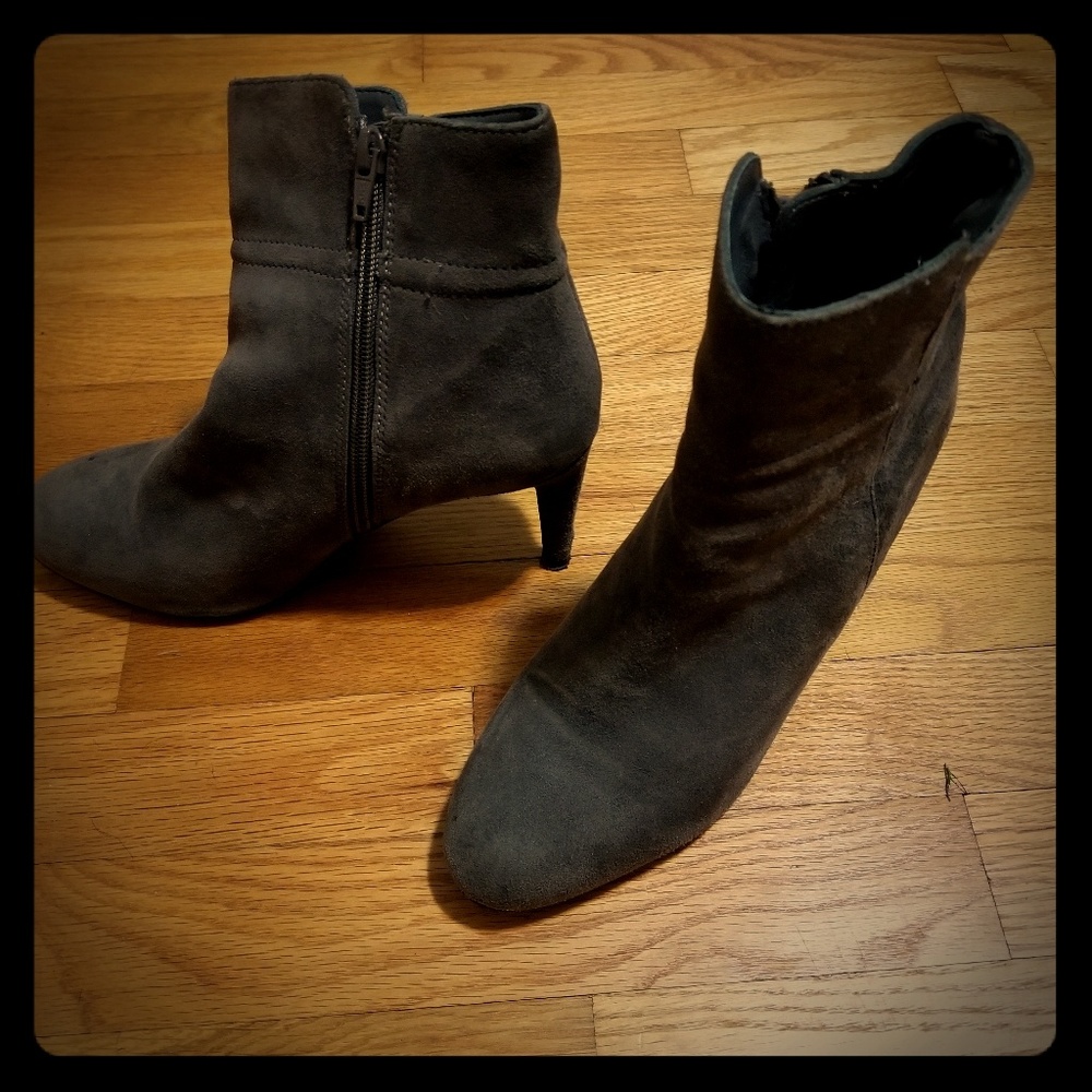 Grey booties